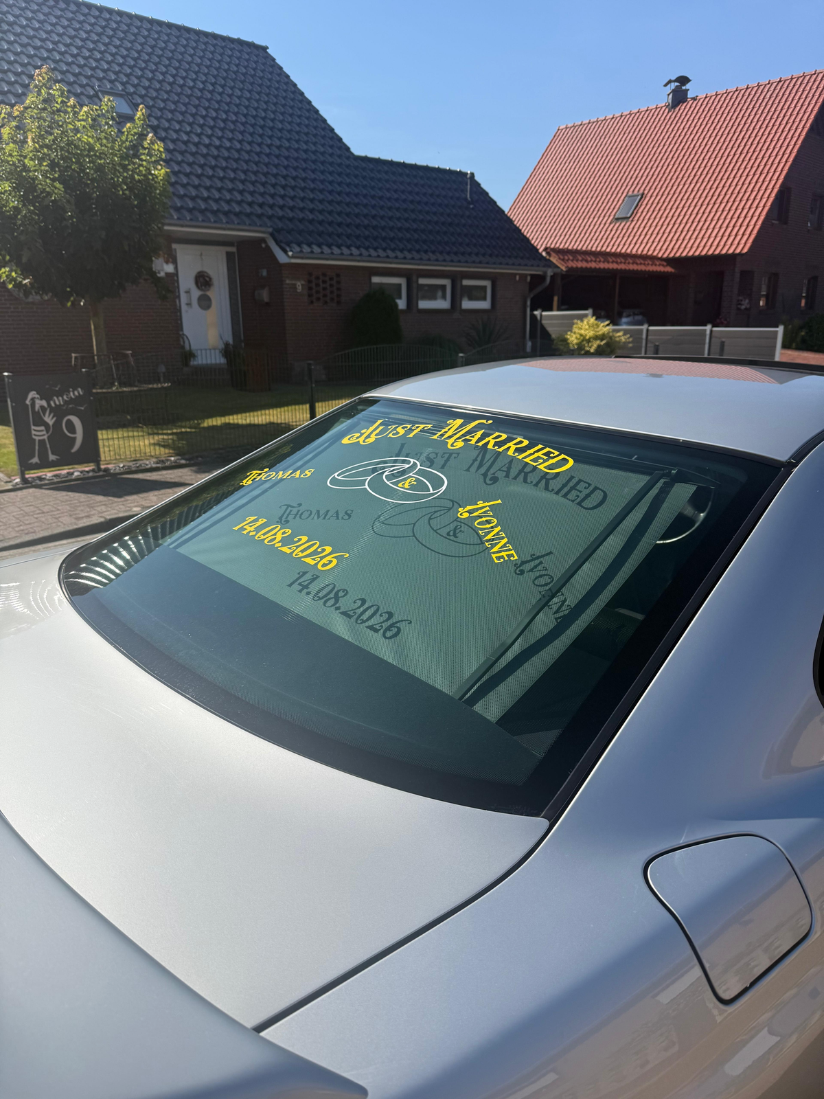Wedding Aufkleber fürs Auto Basic